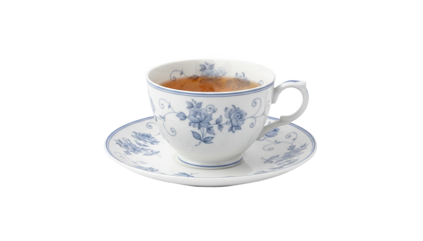 tea cup and saucer png PNG transparent background