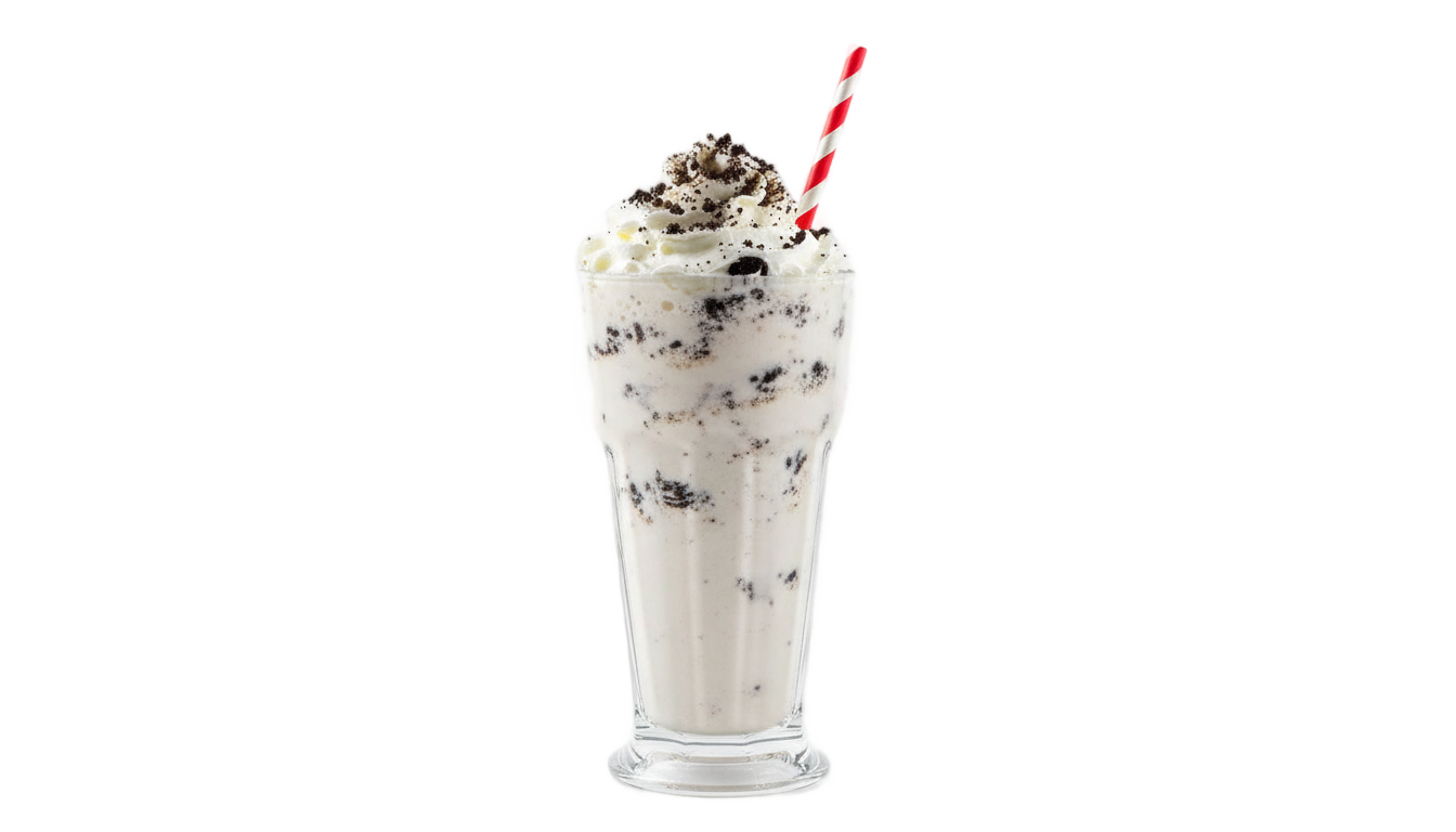 cookies and cream milkshake png PNG transparent background