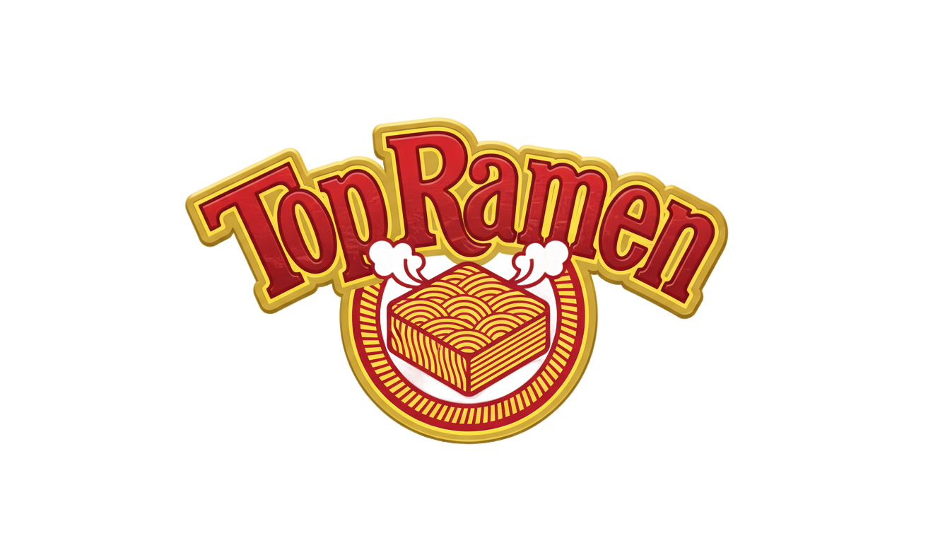 top ramen logo png PNG transparent background
