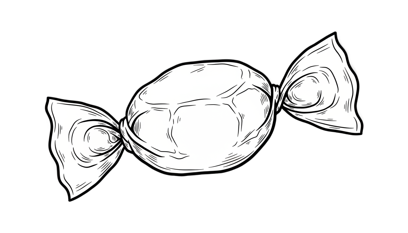candy outline png PNG transparent background