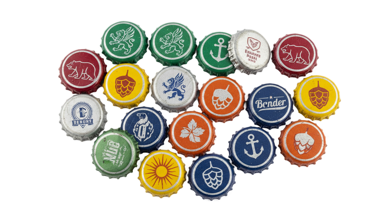 beer bottle caps png PNG transparent background