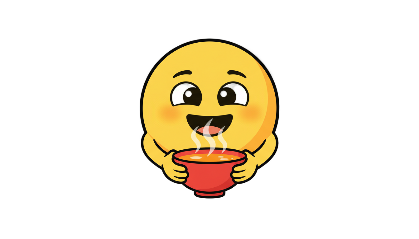 soup emoji png PNG transparent background
