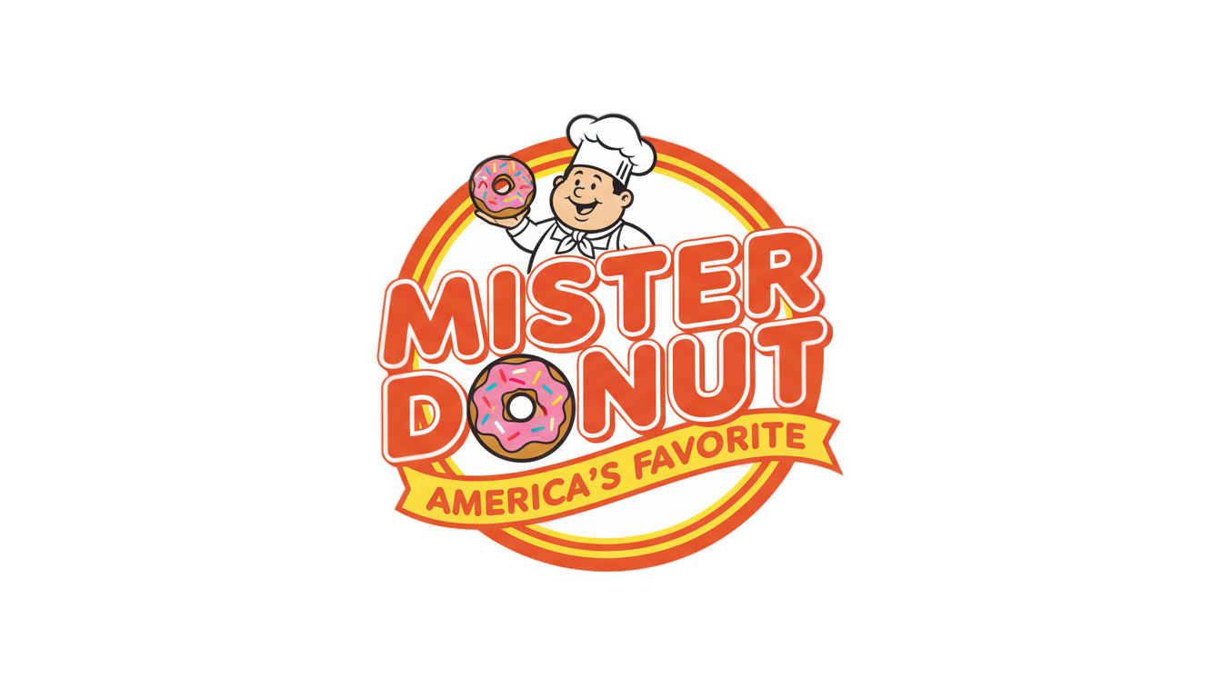 mister donut logo png PNG transparent background