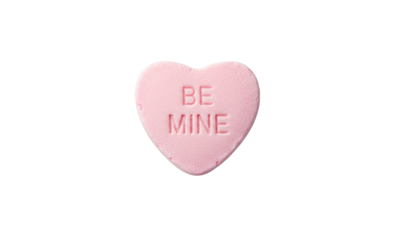 candy heart png PNG transparent background