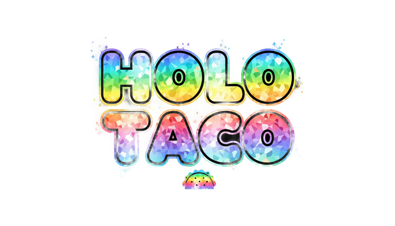 holo taco logo png PNG transparent background
