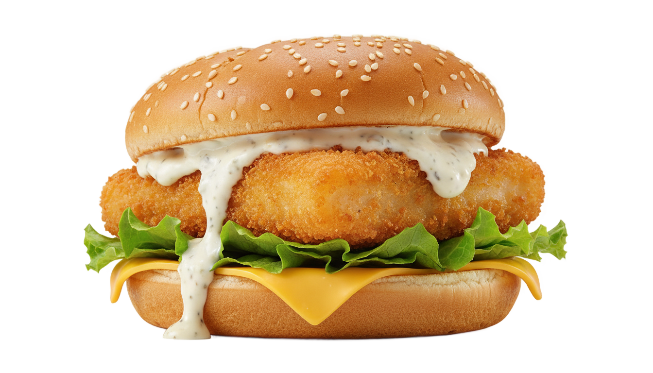 fish sandwich png PNG transparent background