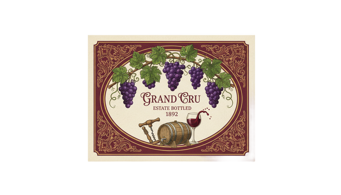 wine sticker png PNG transparent background
