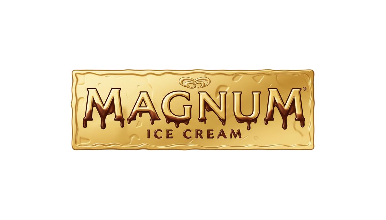 magnum ice cream logo png PNG transparent background
