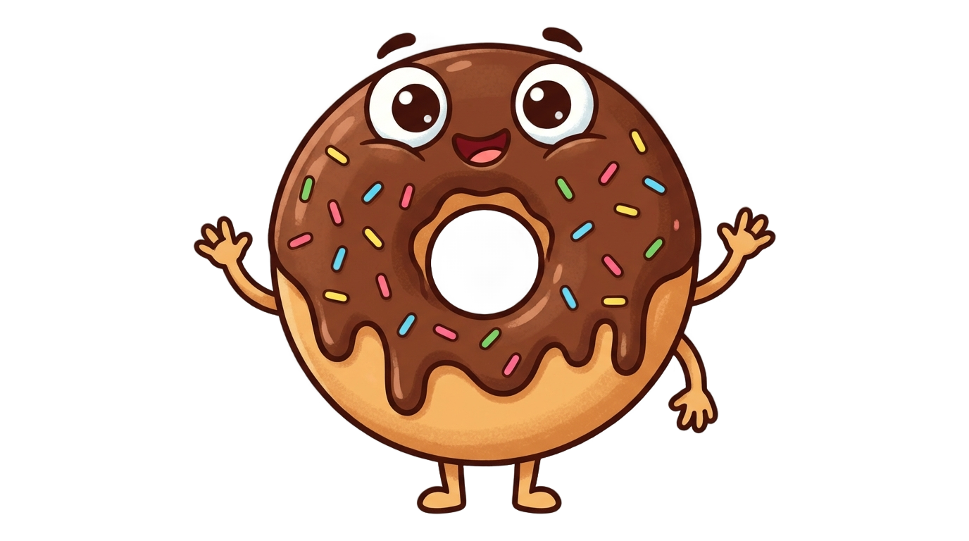animated donut png PNG transparent background