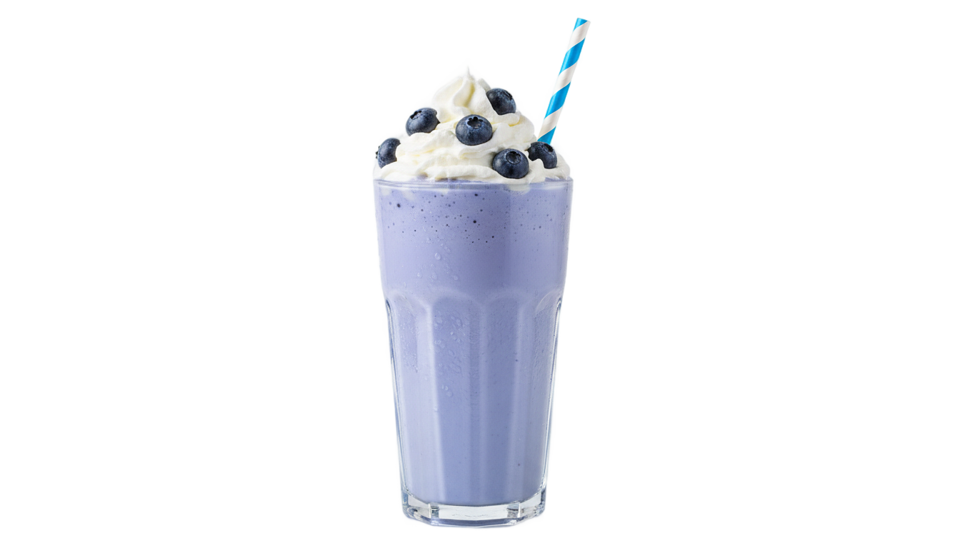 blueberry milkshake png PNG transparent background