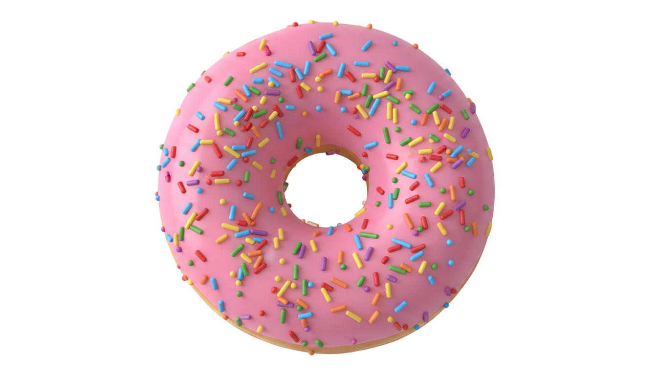donut shape png PNG transparent background