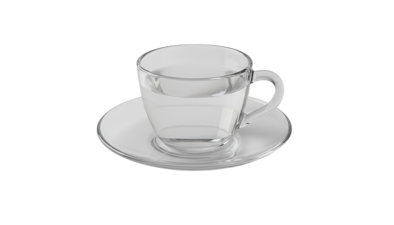 glass tea cup png PNG transparent background
