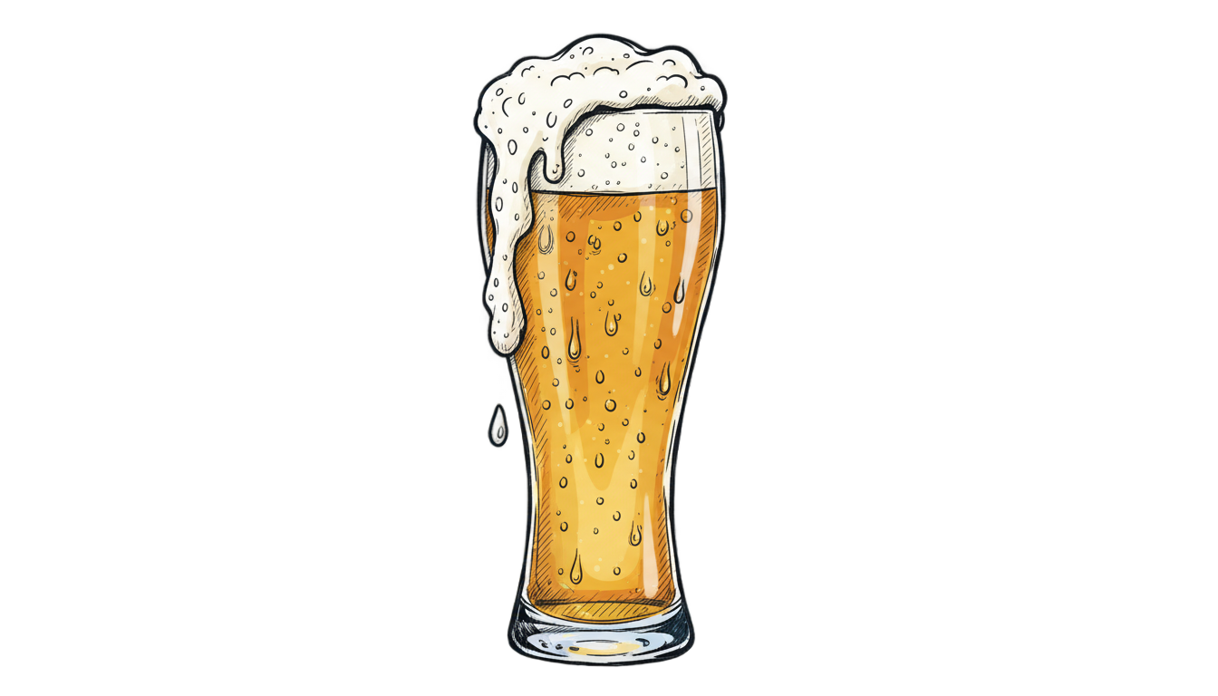 beer sketch png PNG transparent background