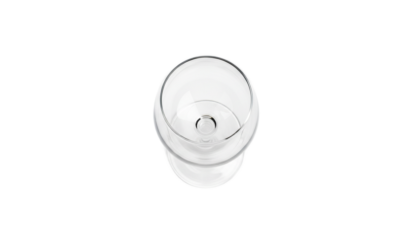 wine glass top view png PNG transparent background