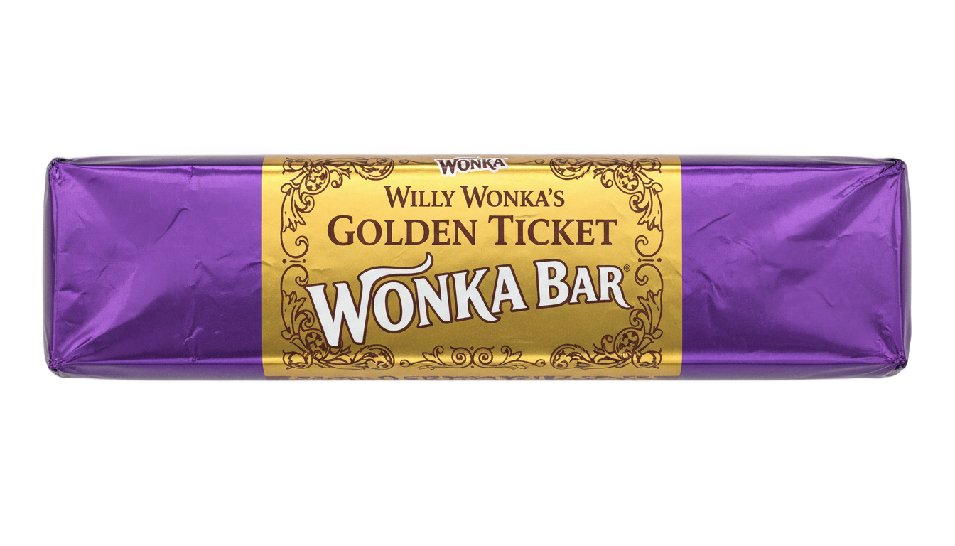wonka chocolate bar png PNG transparent background