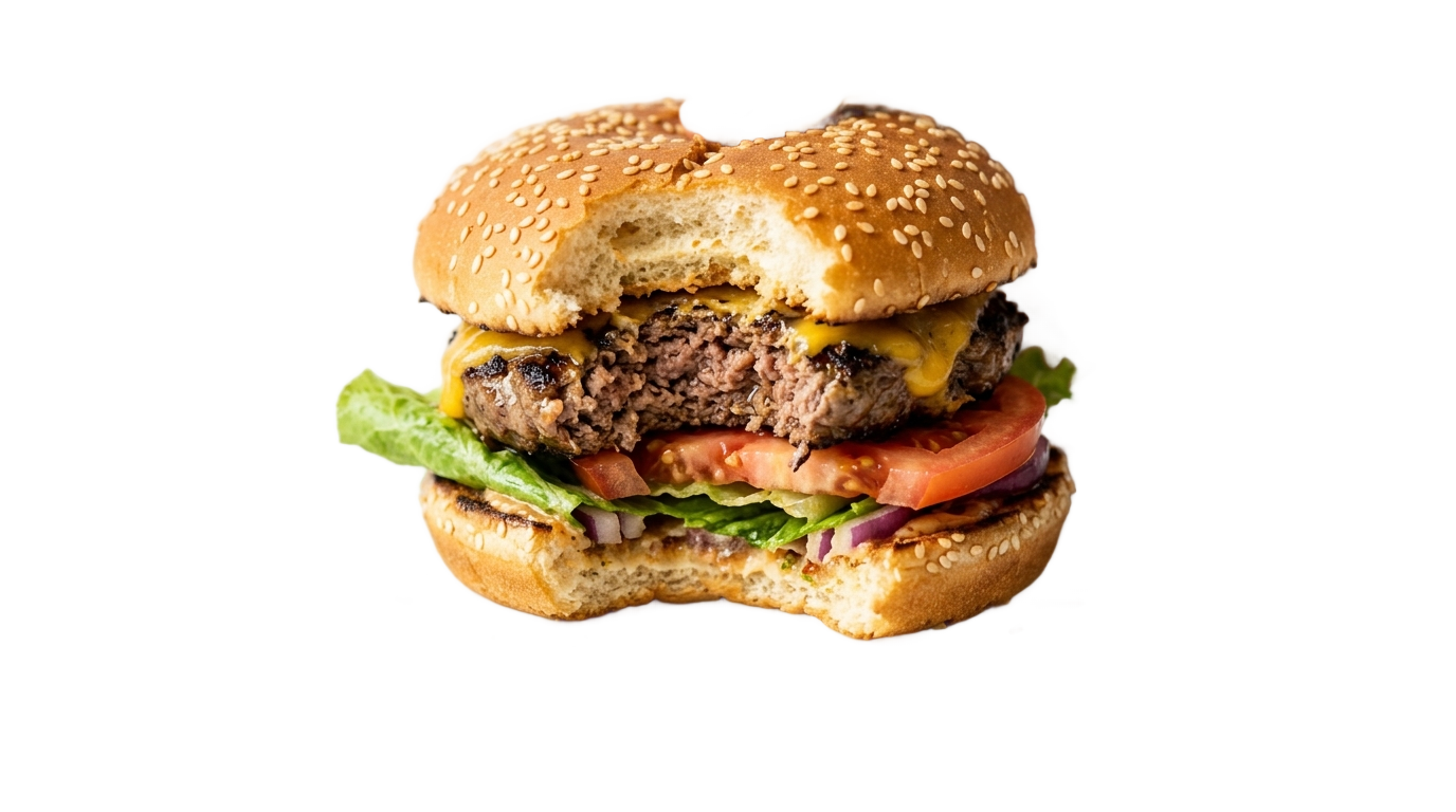 burger bite png PNG transparent background