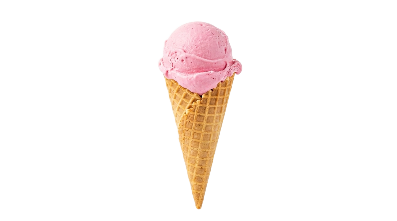pink ice cream cone png PNG transparent background