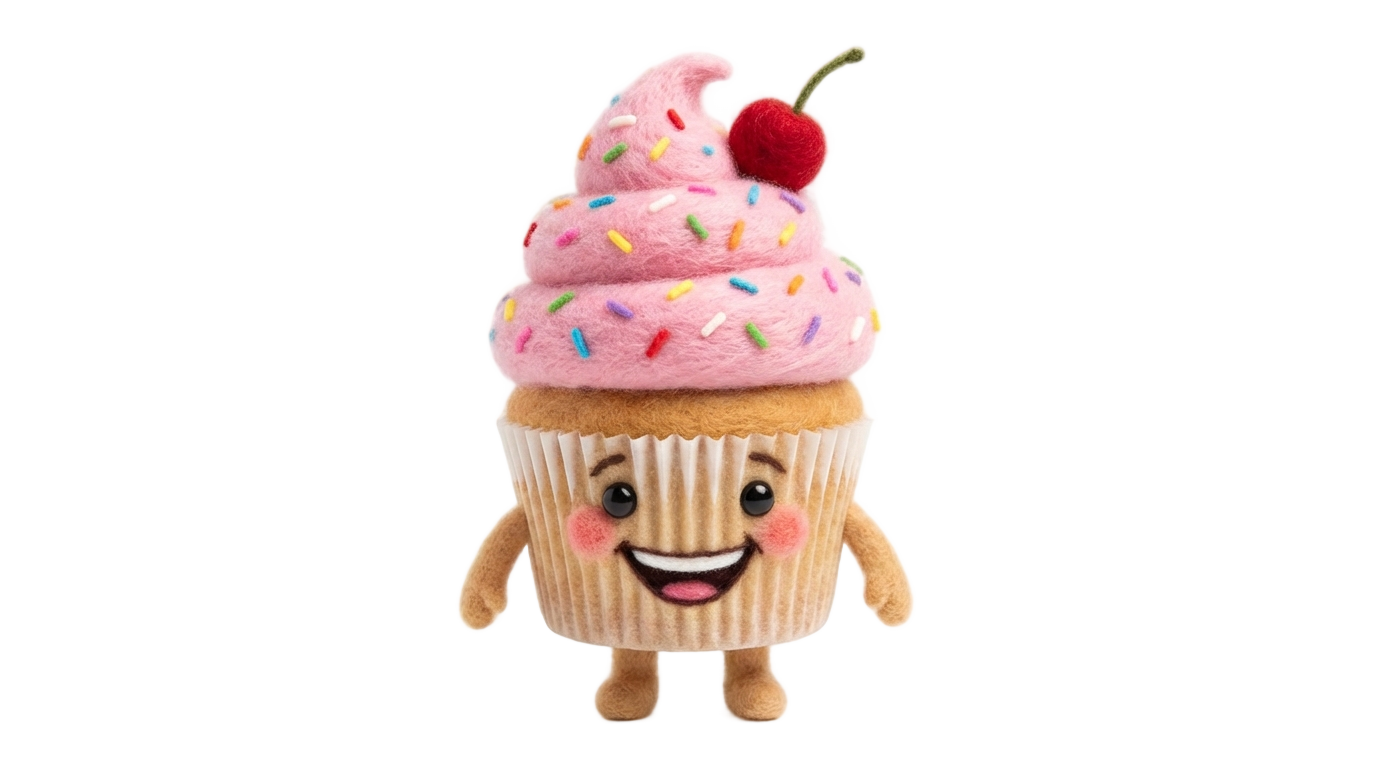 animated cupcake png PNG transparent background