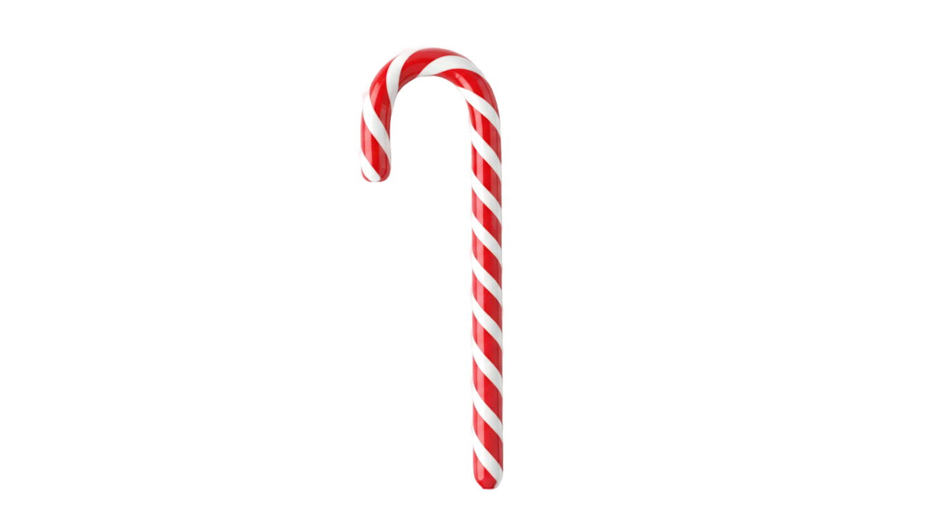 christmas candy cane png PNG transparent background