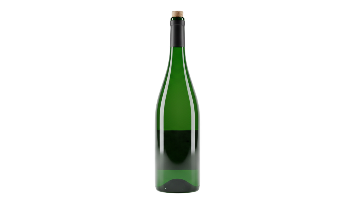 green wine bottle png PNG transparent background