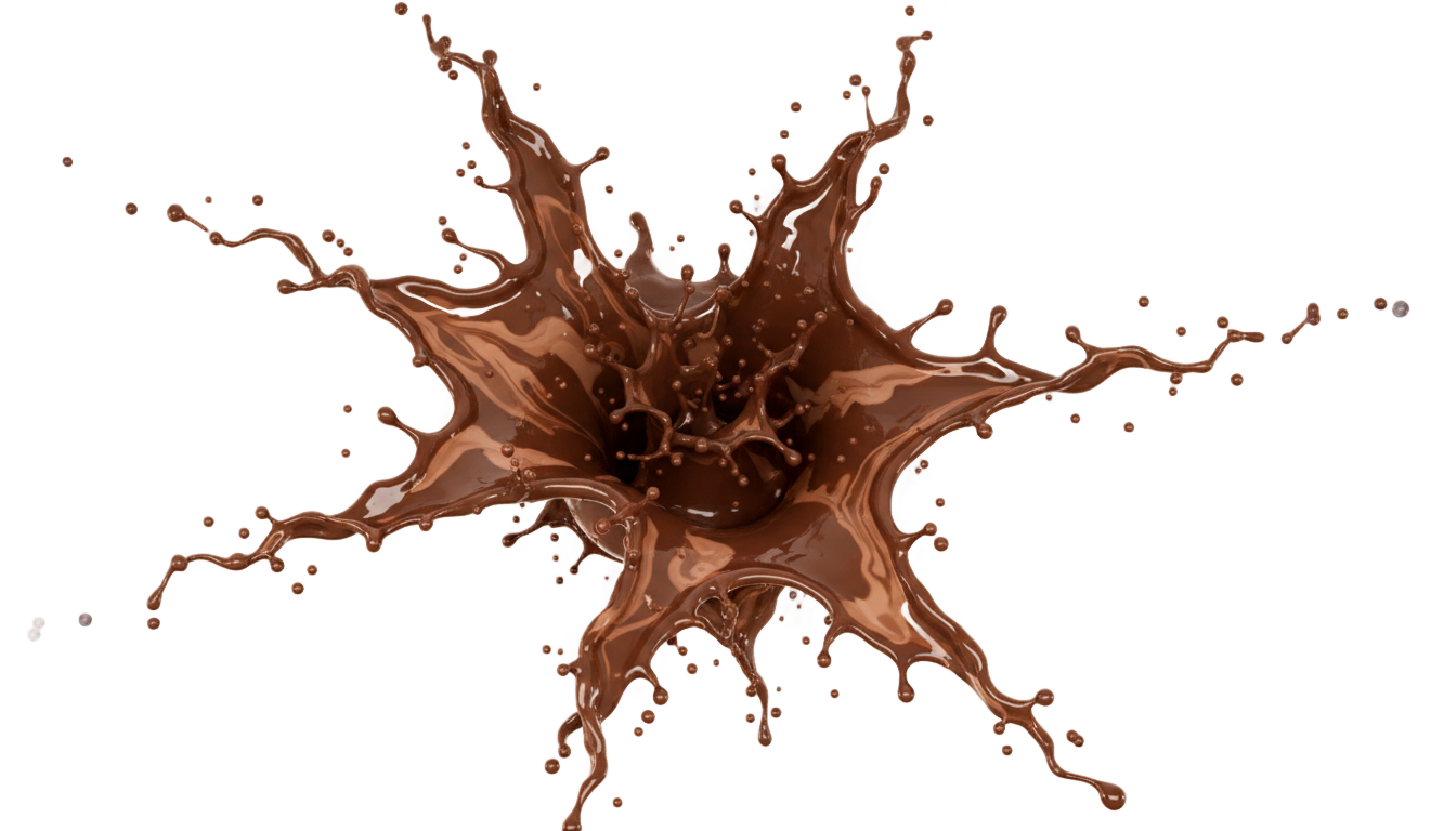 splash de chocolate png PNG transparent background