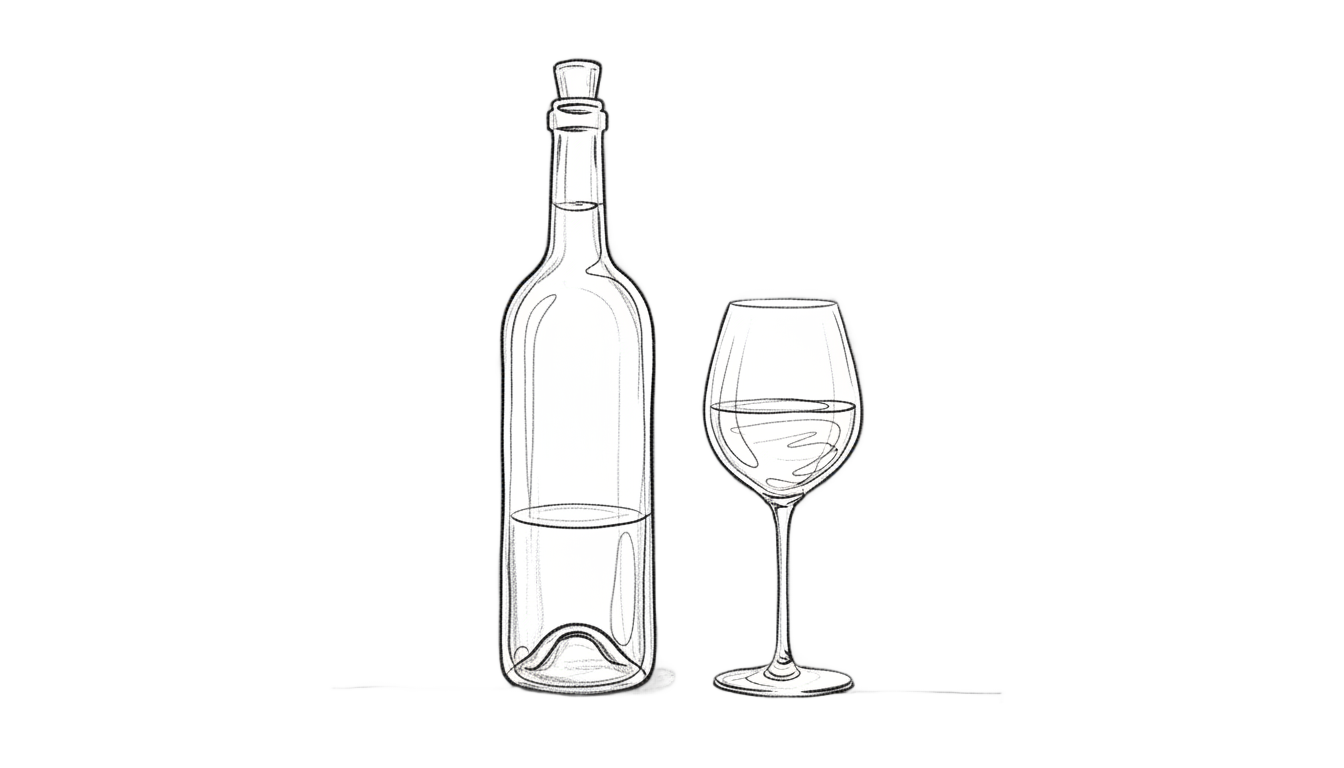 wine drawing png PNG transparent background