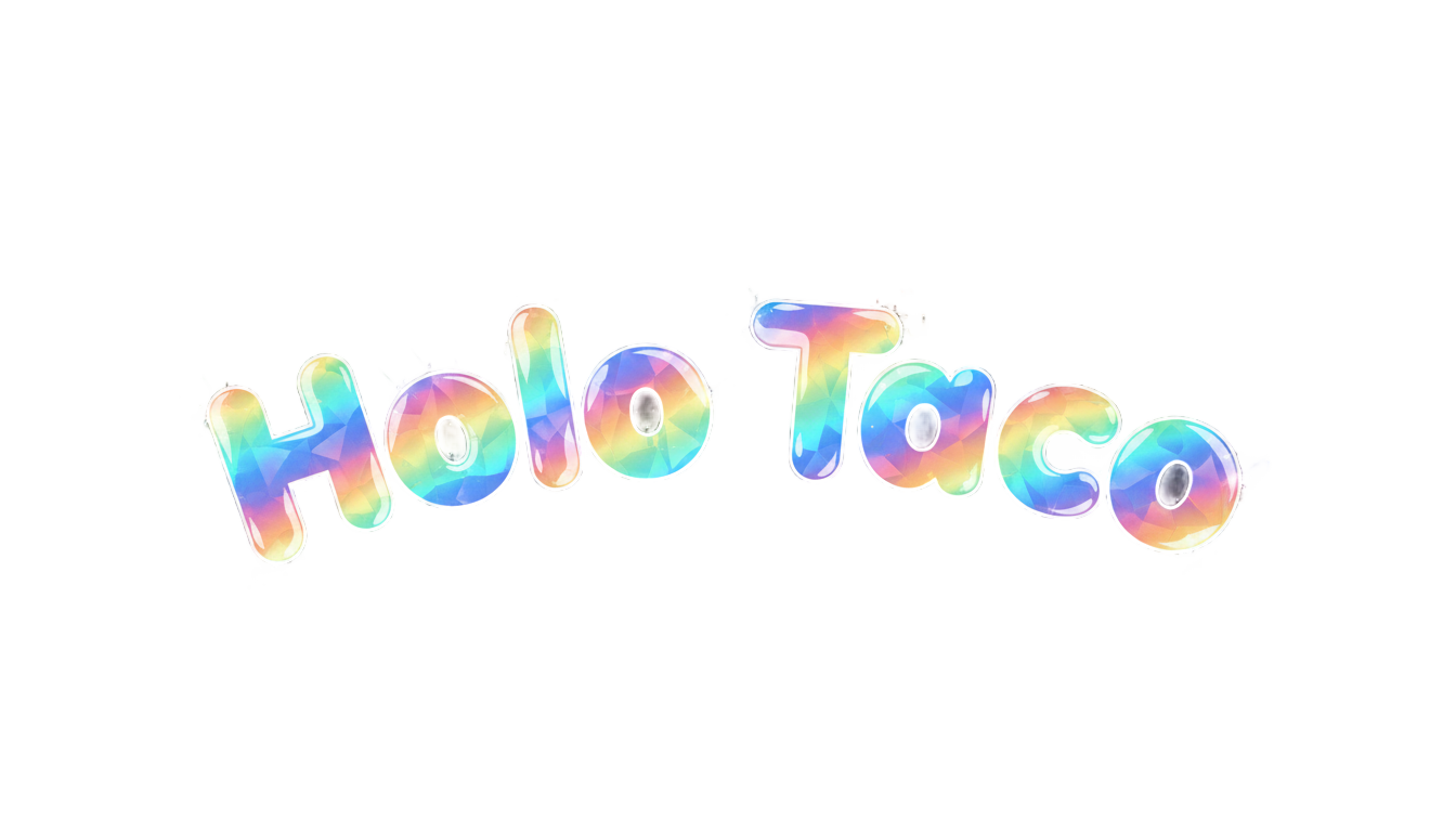 holo taco logo png PNG transparent background