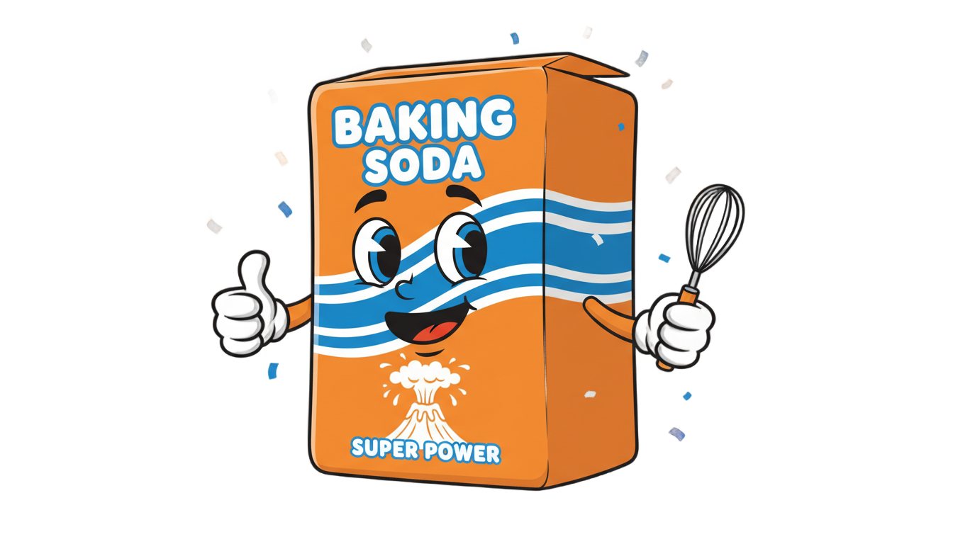 baking soda cartoon png PNG transparent background