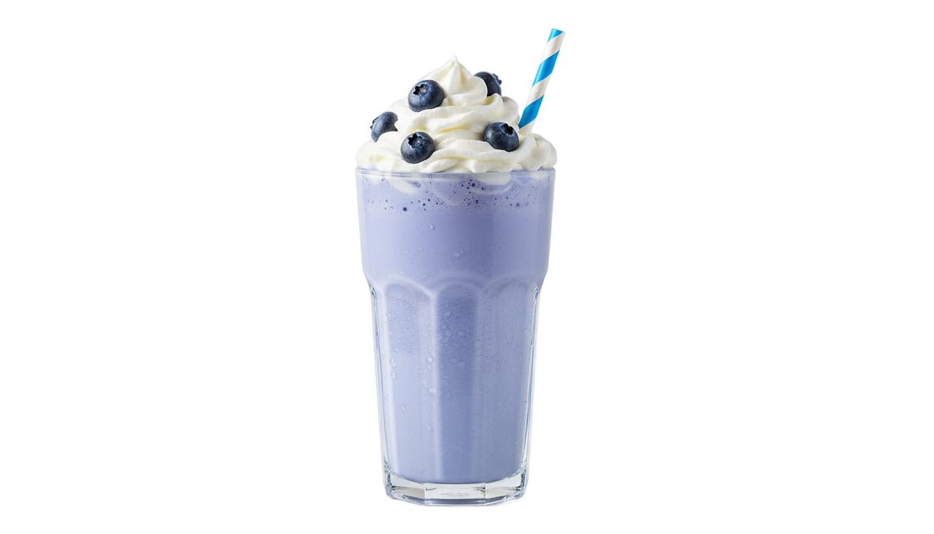 blueberry milkshake png PNG transparent background