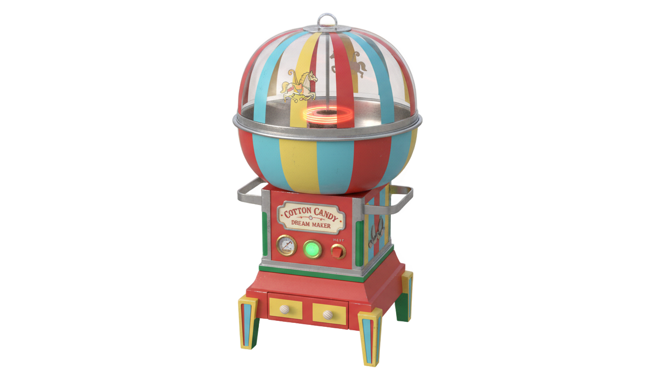 cotton candy machine png PNG transparent background