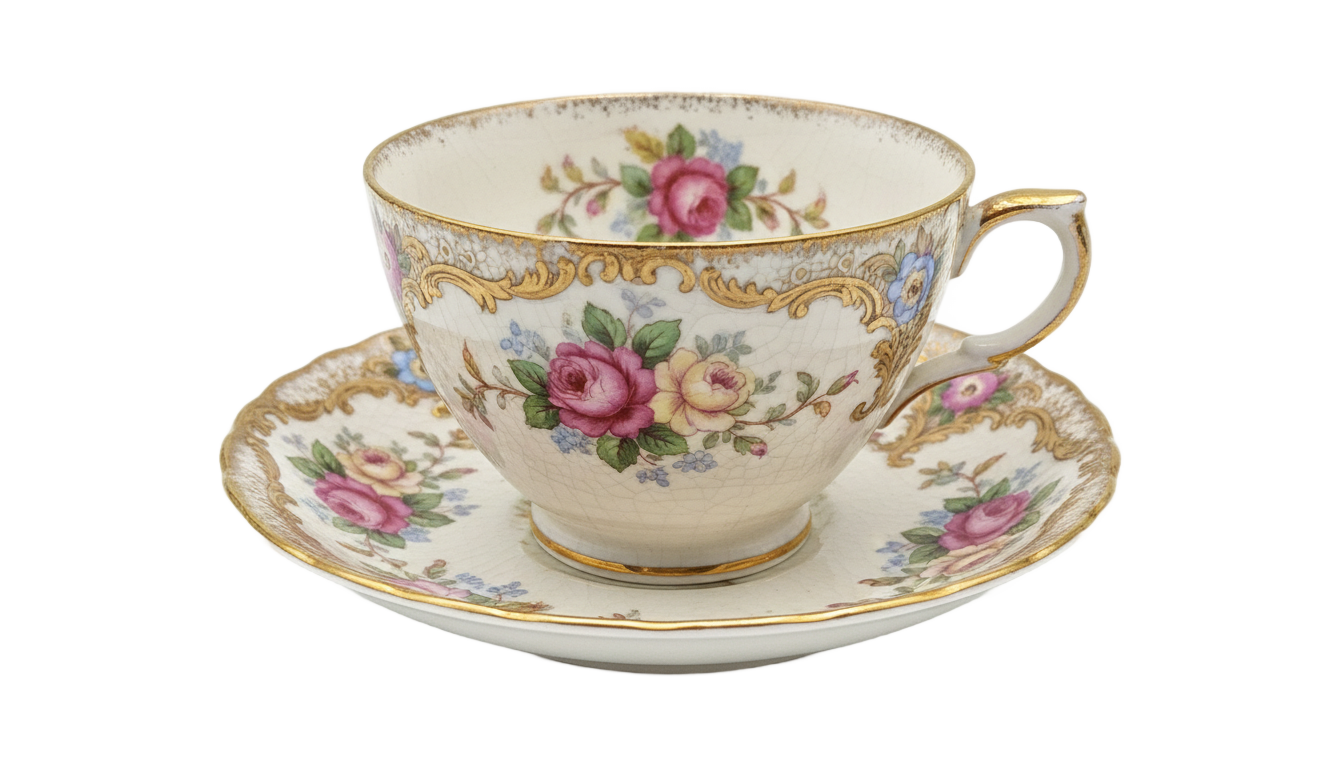 vintage tea cup png PNG transparent background