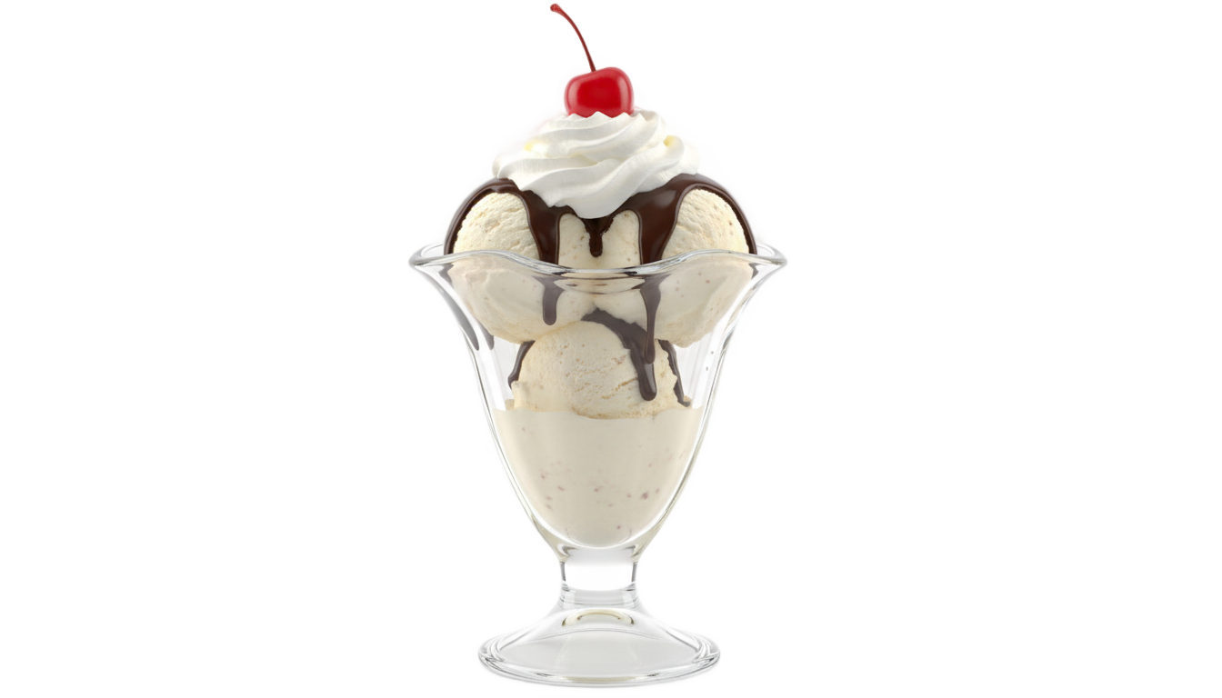 ice cream sundae clipart png PNG transparent background
