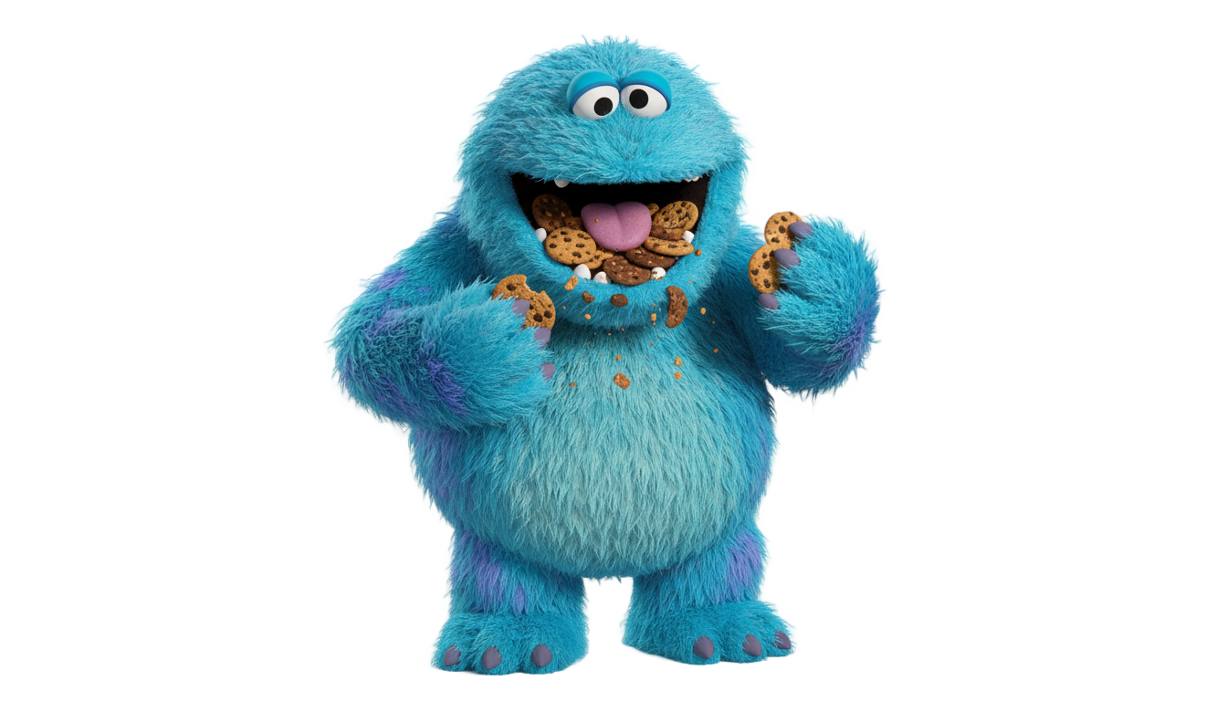 cookie monster clipart png PNG transparent background