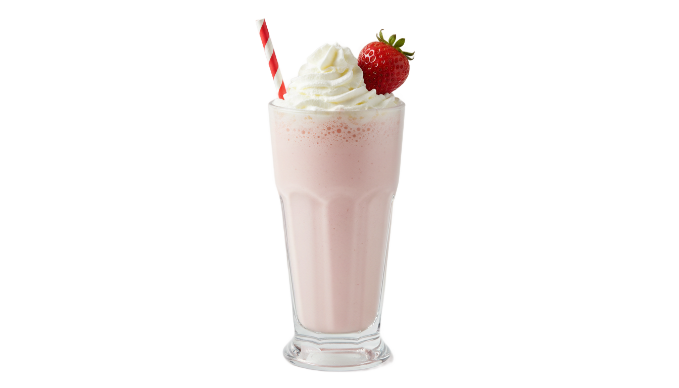 strawberry milkshake png PNG transparent background
