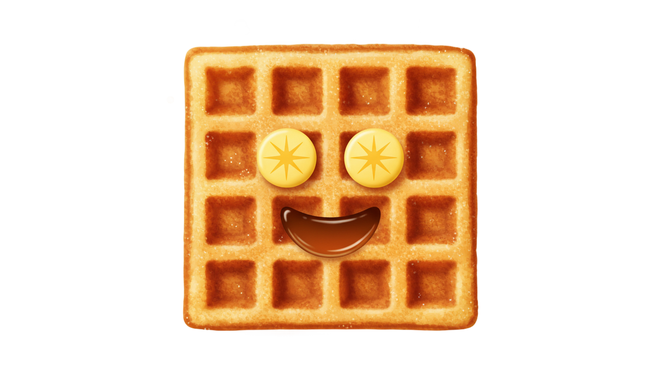 waffle emoji png PNG transparent background