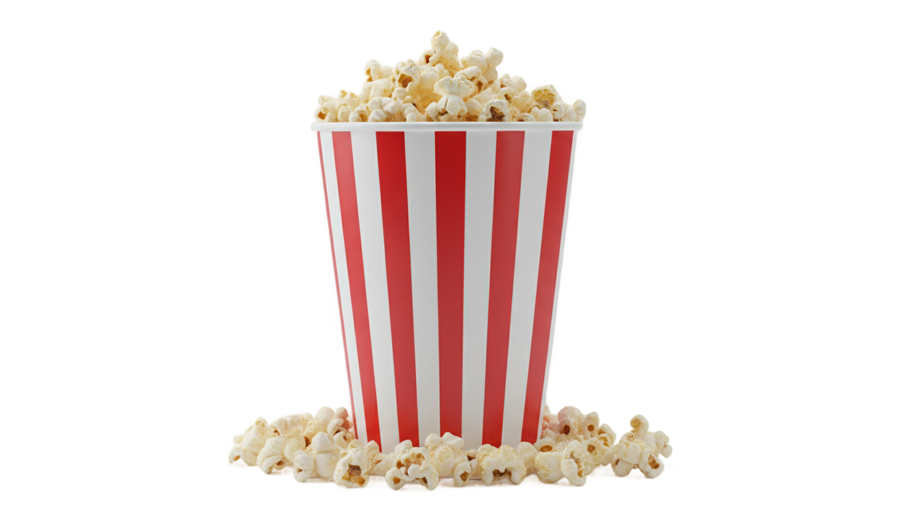 popcorn illustration png PNG transparent background