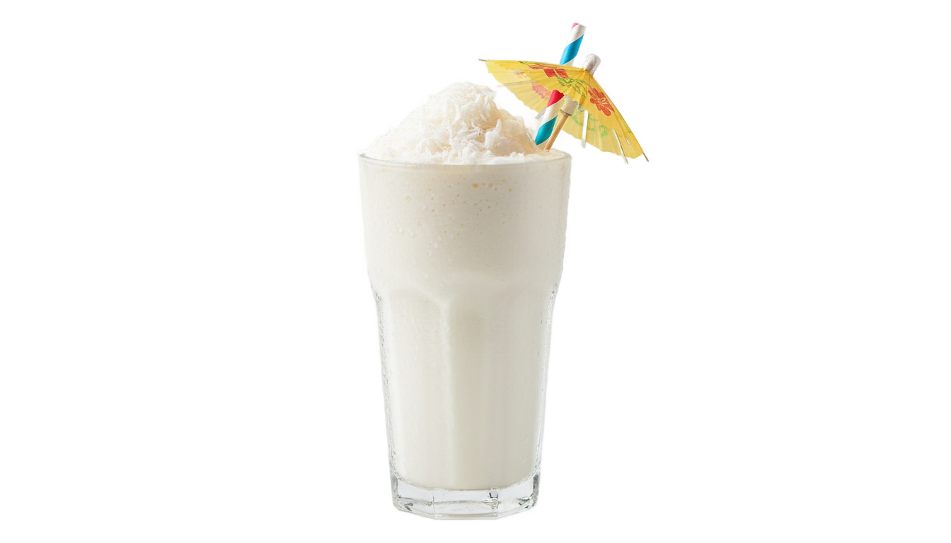 coconut smoothie png PNG transparent background