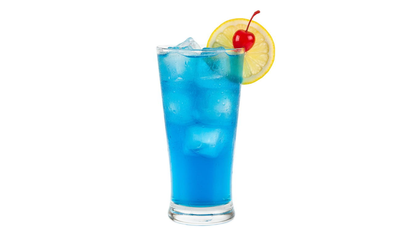 blue lagoon cocktail png PNG transparent background