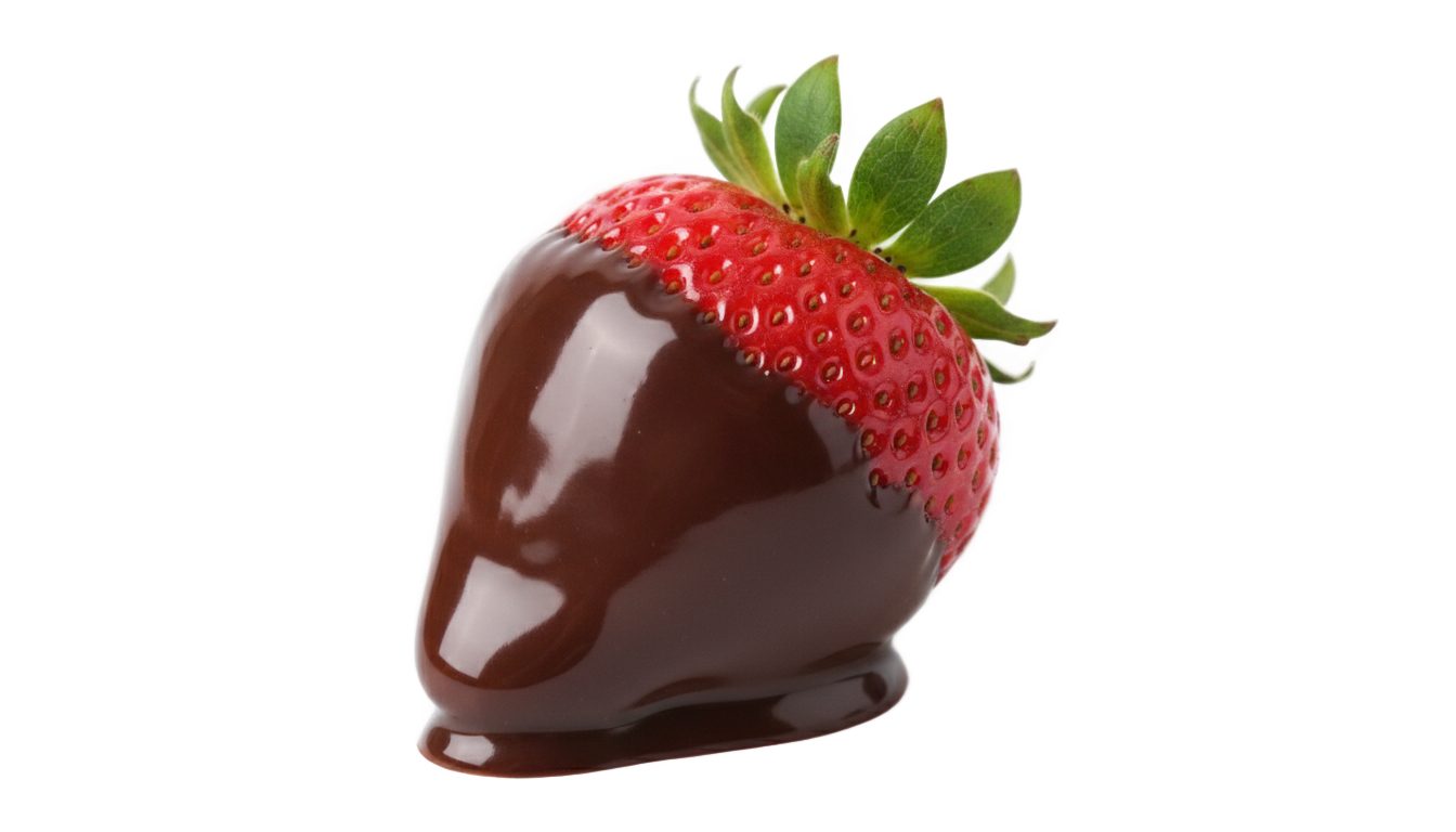 chocolate strawberry png PNG transparent background