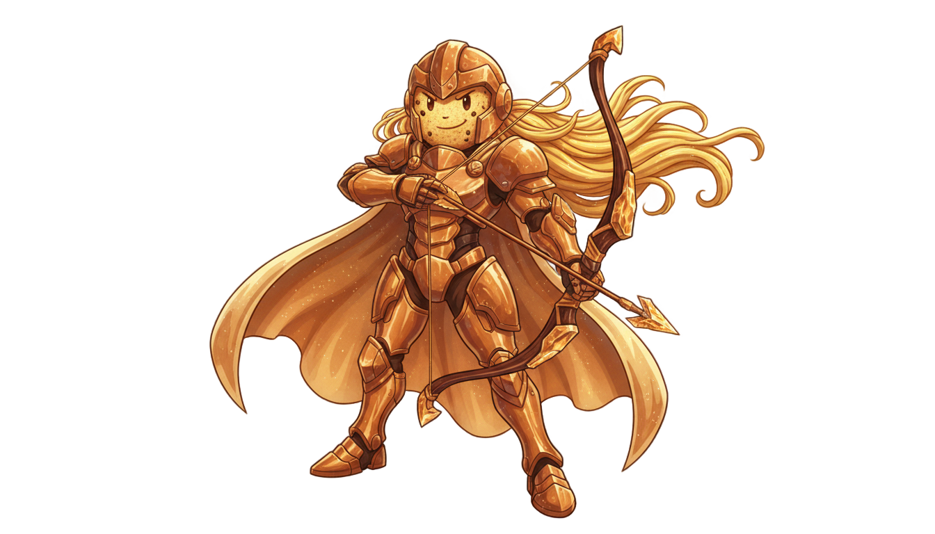 caramel arrow cookie png PNG transparent background