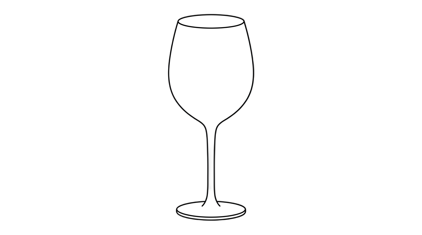 wine glass outline png PNG transparent background