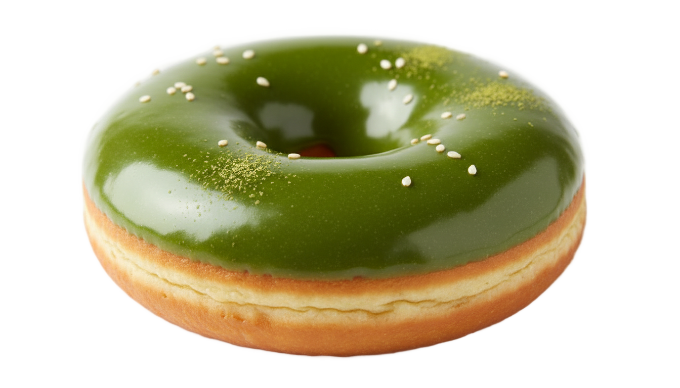 matcha donut png PNG transparent background