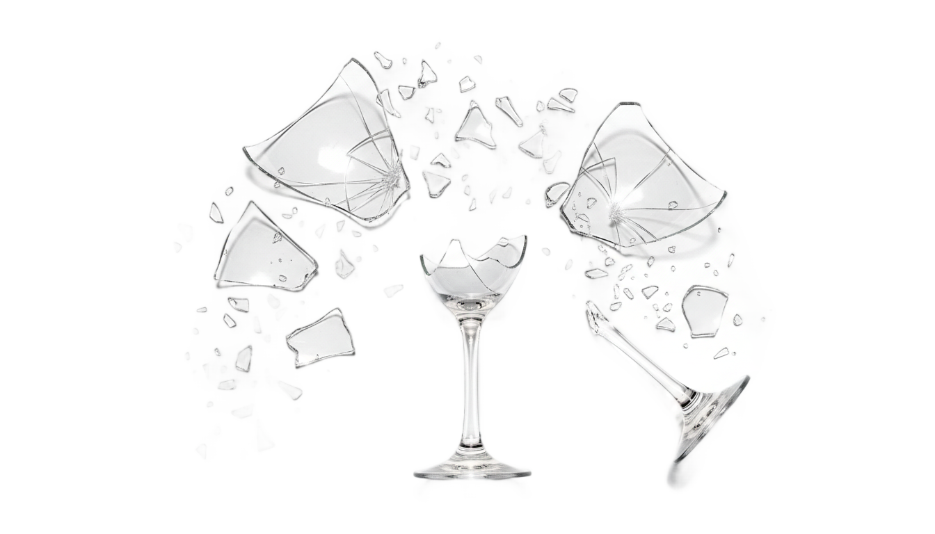 broken wine glass png PNG transparent background