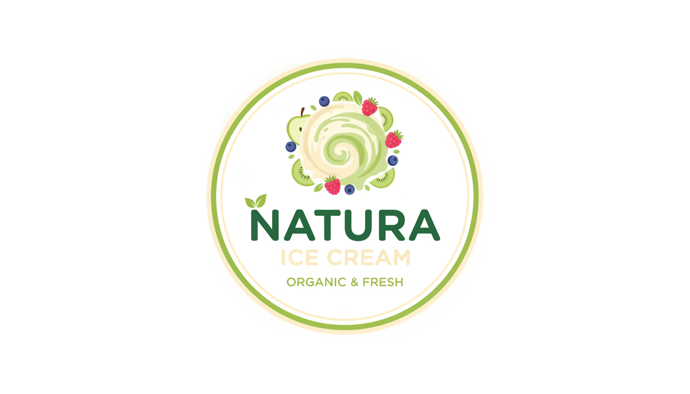 naturals ice cream logo png PNG transparent background