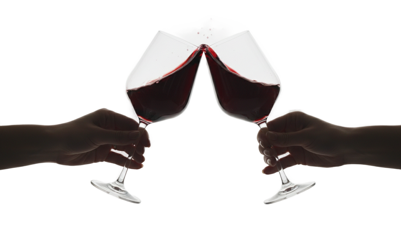 wine toast png PNG transparent background