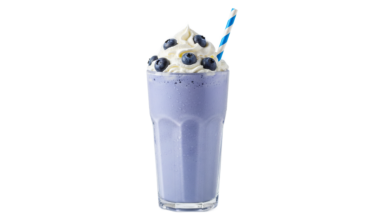 blueberry milkshake png PNG transparent background