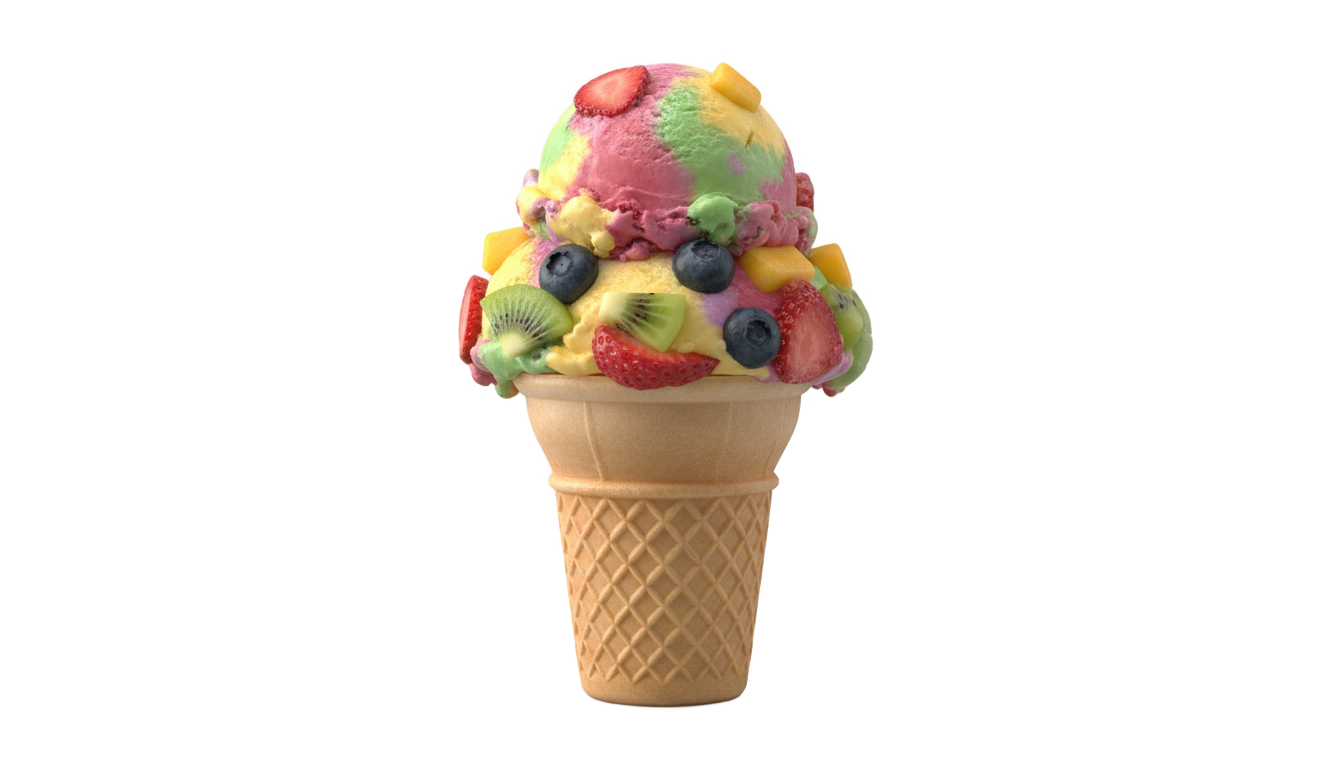fruit ice cream png PNG transparent background