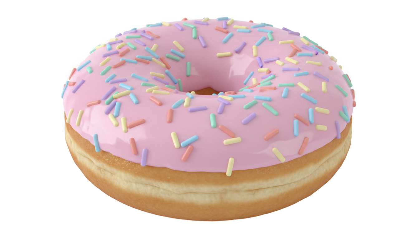 cute donut png PNG transparent background