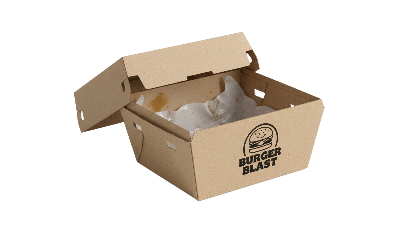 burger box png PNG transparent background