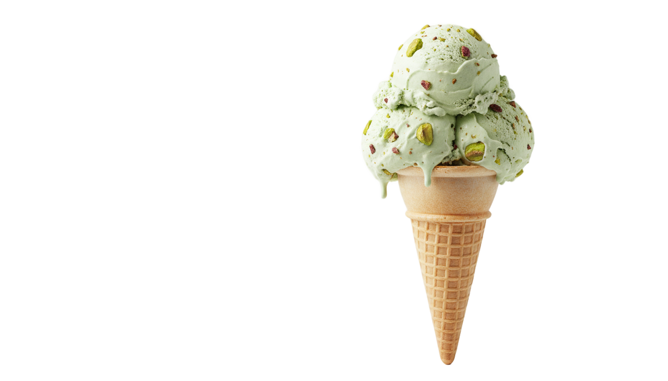 pista ice cream png PNG transparent background